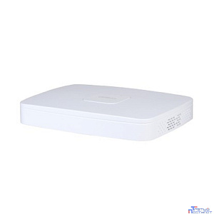 DAHUA DHI-NVR4108-8P-EI 8-канальный IP-видеорегистратор c PoE, 4K, H.265+, видеоаналитика, входящий поток до 256Мбит/с, 1 SATA III до 16Тбайт