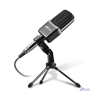 RITMIX RDM-123 Black {Подключение XLR - jack 3,5 мм, }