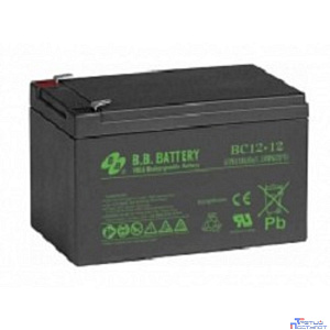 АКБ B.B. Battery BC 12-12 (12V 12Ah  ДхШхВ 151x98x98 мм, масса 3,35 кг) клеммы F2