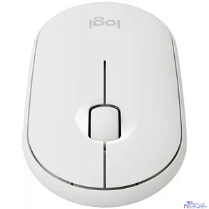 910-005716/910-005541 Мышь Logitech Pebble M350 белый оптическая (1000dpi) silent беспроводная BT USB для ноутбука (3but)