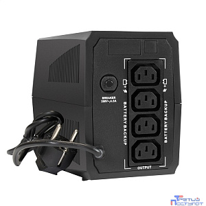 Exegate EX294607RUS ИБП ExeGate Power Back BNB-500.LED.4C13 <500VA/300W, LED, 4*C13, Black>