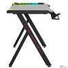 Игровой компьютерный стол Extreme RGB,подвес кружки+гарн.,черн. DEFENDER (64307)