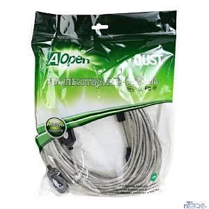 Aopen/Qust Кабель-адаптер USB2.0-repeater, удлинительный активный <Am-->Af> 15м (ACU823-15M) [6938510851338]