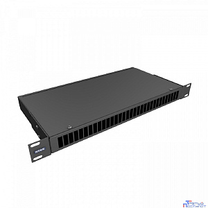 NTSS Кросс NTSS оптический 19'' укомплектованный 1U, 16 портов SC/UPC duplex, 9/125 мкм (сплошная панель, сплайс-кассета, пигтейлы, КДЗС, адаптеры) черный RAL 9005 NTSS-RFOB-1U-16-2SC/U-9-SP1.5G0AY-BL