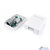 Розетка Hyperline SB1-1-8P8C-C6-SH-WHRJ45 1 кат.6 FTP бел. (упак.:1шт)