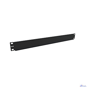 NTSS Панель 1U заглушка NTSS, крепление 19 1U, черный RAL 9005 NTSS-FUB-1U-BL