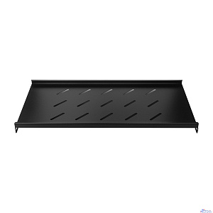 NEOMAX Полка 19"1U, для настенного шкафа 600*350; глубина полки 250мм,ширина 500 мм; цвет черный (NM-SHF-1U35-102)