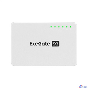 Exegate EX298685RUS Коммутатор неуправляемый ExeGate EDES-1005C (5-портовый UTP 10/100Mbps, с функцией энергосбережения (Green Ethernet Technology), настольный)
