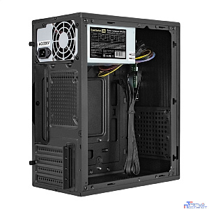 Exegate EX299403RUS Корпус Minitower ExeGate BAA-308M-AA500 (mATX, БП AA500 с вент. 8см, 2*USB, HD Audio, черный)