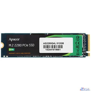 SSD Apacer M.2 2280 512GB AS2280Q4L Client SSD AP512GAS2280Q4L-1 3600/3000,  PCIe Gen4 x4, 3D NAND