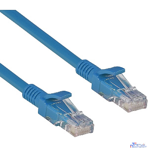 Exegate EX241495RUS Патч-корд UTP-RJ45-RJ45-5e-2M-BL, UTP, cat.5e, 2м, синий