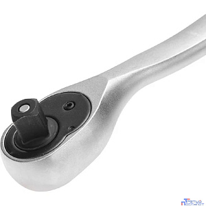 Kranz (KR-12-8401) Ключ-трещотка для торцовых головок 1/2, CrV, 72 зубца
