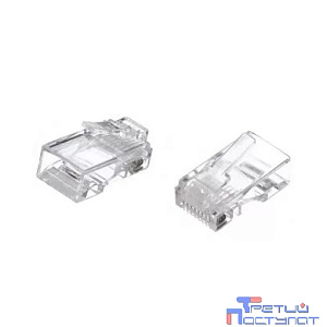 Vcom Коннекторы RJ-45 (8P8C) для UTP кабеля 6кат. ( упаковка 100 шт.)<NM006-1/100>