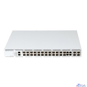 ELTEX MES3300-24F Ethernet-коммутатор 1 порт 10/100/1000BASE-T (OOB), 20 портов 1000BASE-X/100BASE-FX (SFP), 4 комбинированных порта 10/100/1000BASE-T/1000BASE-X/100BASE-FX, 4 порта 10GBA