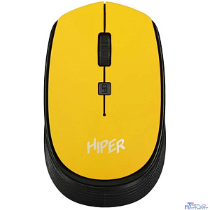 Мышь HIPER беспроводная HOMW-085 {1600dpi, желтый, USB, 4кнп}