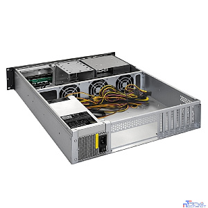 Exegate EX293927RUS Серверный корпус ExeGate Pro 2U550-06/2U2088 <RM 19", высота 2U, глубина 550, БП 2U-400ADS, USB+USB3.0>