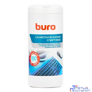Салфетки Buro BU-AN32 антибактериальные (100лист.) спиртовые [1429366]