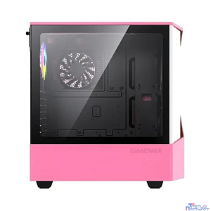 GameMax Корпус Contac COC WP MFG.T806 без БП (ATX, Бел-Роз,USB3.0,Зак.стекло,1*120мм+ MB turbo fan)