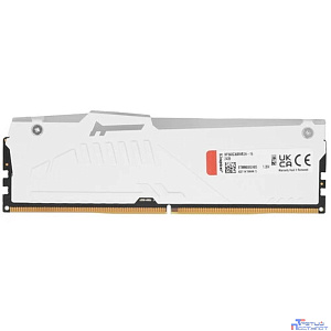 Kingston 16GB 6000MT/s DDR5 CL36 DIMM FURY Beast White RGB EXPO KF560C36BWE2A-16