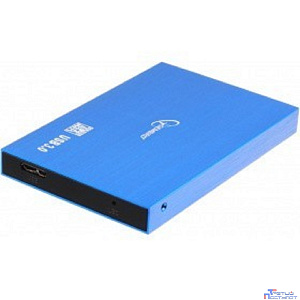 Gembird EE2-U3S-56 Внешний корпус 2.5" синий металлик, USB 3.0, SATA, алюминий