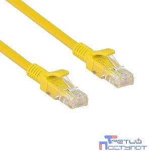 Exegate EX282031RUS Патч-корд UTP-RJ45-RJ45-5e-5M-YL, UTP, cat.5e, 5м, желтый