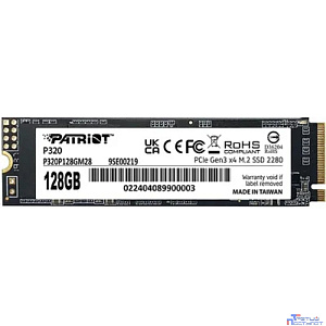 Накопитель SSD Patriot PCIe 3.0 x4 128GB P320P128GM28 P320 M.2 2280