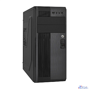 Exegate EX299341RUS Корпус Miditower ExeGate UN-605B-UNS350 (ATX, БП UNS350 с вент. 12см, 2*USB, аудио, блокировка, черный)