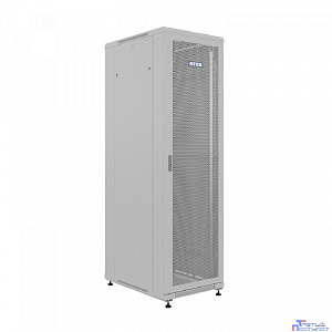 NTSS Шкаф напольный универсальный серверный NTSS R 18U 600х800мм, 4 профиля 19, двери перфорированная и перфорированная, боковые стенки съемные, регулируемые опоры, разобранный, серый RAL 7035 NTSS-R1