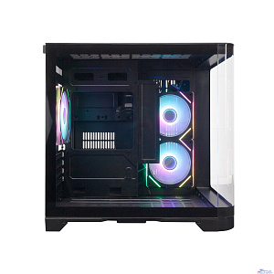 1STPLAYER UVIEW UV5 ARGB Black / mATX / 3x120mm ARGB fans / UV5-BK-2FC7R-1FC7