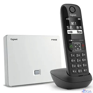 Gigaset [S30852-H3124-R101] AS690IP BASE RUS черный