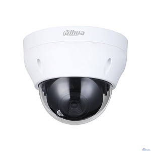 DAHUA DH-IPC-HDPW1230R1P-0280B-S5 Уличная купольная IP-видеокамера 2Мп, 1/2.8” CMOS, объектив 2.8мм, ИК 20м, IP67, пластик