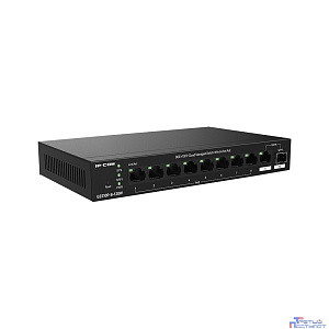 IP-COM G2210P-8-120W Коммутатор управляемый PoE, 10 портов, 9x1 Гбит/с, SFP 1x1 Гбит/с, PoE 8x 30Вт (до 110 Вт)