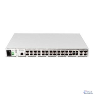 ELTEX MES2300B-24F Коммутатор L3, 20 портов 1000BASE-X/100BASE-FX (SFP), 4 порта 10/100/1000BASE-T/1000BASE-X/100BASE-FX Combo, 4 порта 10GBASE-R (SFP+)/1000BASE-X (SFP), консольный порт RS-232 (RJ-45