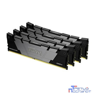 Kingston 128GB 3200MT/s DDR4 CL16DIMM (Kit of4) FURY Renegade Black KF432C16RB2K4/128