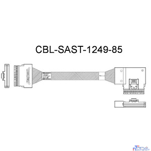 Кабель/ 22 NVMe Cables Kit for X12 Ultra 220U-TNR w/o NIC UIO,Ro