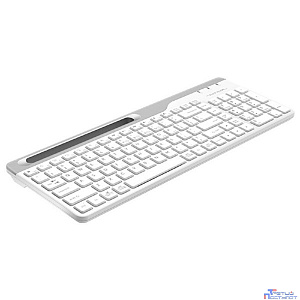 Клавиатура A4Tech Fstyler FBK25 белый/серый USB беспроводная BT/Radio slim Multimedia