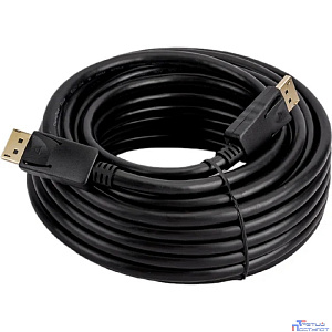 Кабель DisplayPort Cablexpert CC-DP2-10M, v1.2, 10м, 20M/20M, черный, экран, пакет
