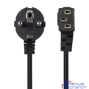 Кабель комп - розетка 220V EU (угол-угол), 1.8m, iOpen <ACE021R-1.8M>