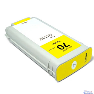 Струйный картридж NVP 70 (NV-C9454A) Yellow для HP DesignJet Z2100/Z3100/Z3200/Z5200/Z5400 (130 мл) совместимый