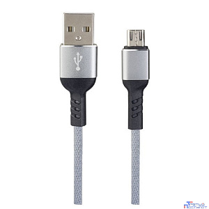 PERFEO Кабель USB2.0 A вилка - Micro USB вилка, серый, длина 1 м., бокс (U4806)