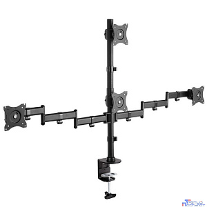 Arm Media LCD-T16 черный 15"-27" макс.40кг настольный поворот и наклон верт.перемещ.