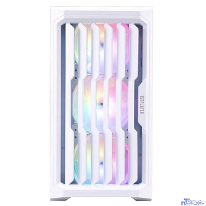 1STPLAYER BULLET HUNTER H2 White / mATX / 4x120mm FRGB fans / H2-WH-4F1-W