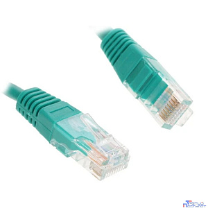 Патч-корд UTP Cablexpert PP12-1.5M/G кат.5e, 1.5м, литой, многожильный (зелёный)