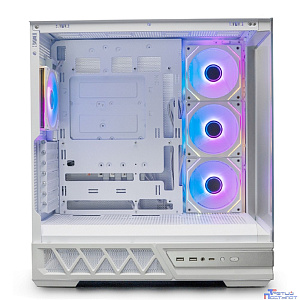 XASTRA Корпус Q700 4ARGB-C10-UC White ATX/Aquarium/Screewless/4x120mm ARGB PWM mirror fans/Argb+PWM HUB 10port/Type C Q700-4FM12A-C10-UC-WH