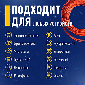 NEOMAX (NM13001-003) Шнур коммут. UTP 0.3 м, cat.5е, серый, многожильный