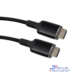 iOpen ACG859B-2.0 Кабель интерфейсный HDMI-HDMI 19M/M,ver. 2.1 8KX60Hz (Econom) оплетка 2m iOpen