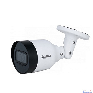 DAHUA DH-IPC-HFW1839TCP-A-IL-0360B-S6 Уличная цилиндрическая IP-видеокамера SmartDualLight 8Мп, 1/2.7” CMOS, объектив 3.6мм, обнаружение людей, микрофон, ИК 30м, LED 30м, IP67, металл/пластик