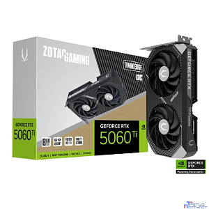 Видеокарта ZOTAC GAMING GeForce RTX 5060 Ti Twin Edge OC 8GB GDDR7 128bit 3xDP/HDMI 2*FAN (ZT-B50610H-10M) RTL