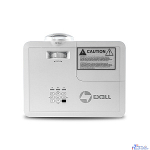 Exell EXD102STW Проектор ламповый короткофокусный {DLP, 3500 ANSI, XGA (1024x768), 30000:1, Объектив 0.62:1}