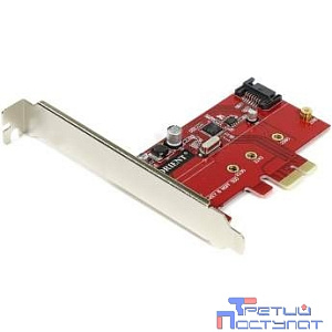 ORIENT A1061S-M2, Контроллер PCI-Ex1 v2.0, SATA3.0 6Gb/s, 2-port int: SATA M.2 + SATA, ASM1061 chipset, oem (30289)